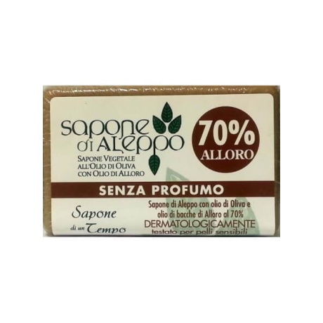 Aleppo seep 70 loorberiõliga, 125g, intensiivravi akne, psoriaasi ja kõõma vastu. bioshop e-pood.jpg