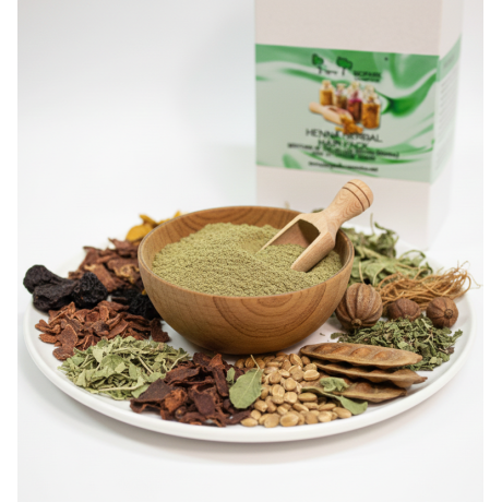 Ajurveda ravimtaimede pulber juuste tugevdamiseks ja laike andmiseks bioshop looduskosmeetika e-pood.png