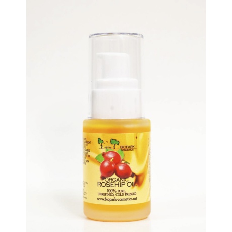 Organic mahe kibuvitsaseemneõli (Rosa Canina) 30ml klaaspudelis pipetiga naha taastamiseks ja vananemisvastaseks hoolduseks