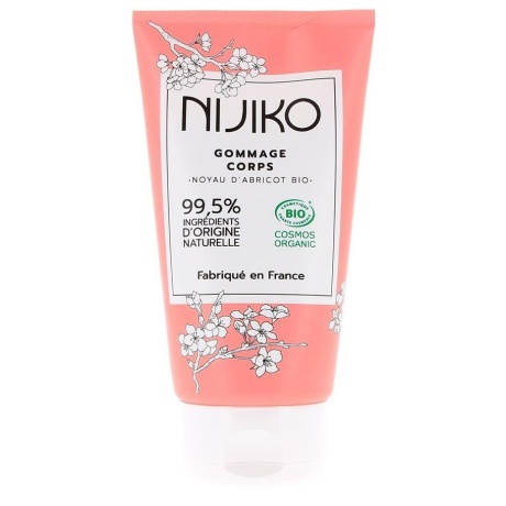 NIJIKO ORGANIC BODY SCRUB - APRIKOOSI  KEHAKOORIJA, 150ML_looduskosmeetika.jpg