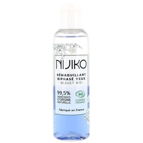 NIJIKO ORGANIC EYE MAKEUP REMOVER- KAHEFAASILINE MEIGIEEMALDAJA SILMADELE, 100ML_looduskosmeetika.jpg