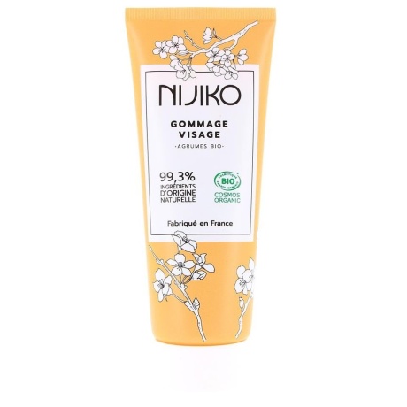 NIJIKO ORGANIC FACE SCRUB - COMBINATION TO OILY SKIN – NÄOKOORIJA KOMBINEERITUD JA RASUSELE NAHALE , 75ML_looduskosmeetika.jpg