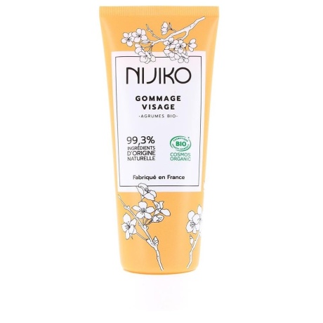 NIJIKO ORGANIC FACE SCRUB - COMBINATION TO OILY SKIN – NÄOKOORIJA KOMBINEERITUD JA RASUSELE NAHALE , 75ML_looduskosmeetika.jpg