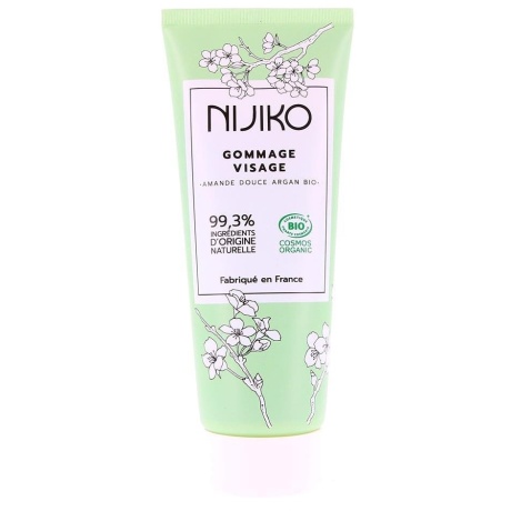 NIJIKO ORGANIC FACE SCRUB - NORMAL TO DRY SKIN – NÄOKOORIJA NORMAALSELE JA KUIVALE NAHALE , 75ML_looduskosmeetika.jpg