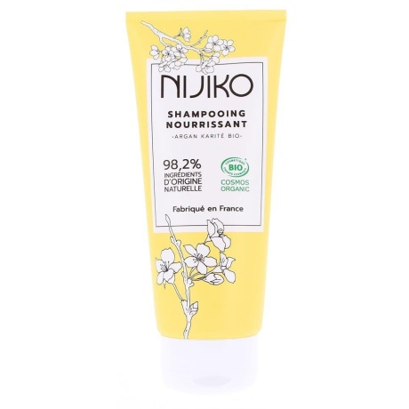 NIJIKO ORGANIC NOURISHING SHAMPOO - DRY HAIR -  ŠAMPOON KUIVADELE JUUSTELE, 200ML.jpg