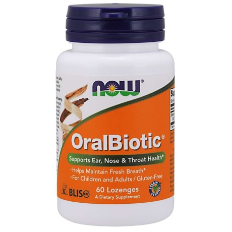 NOW FOODS ORALBIOTIC, Streptococcus salivarius K12 (BLIS K12), 60 PASTILLI, TOIDULISAND.jpg