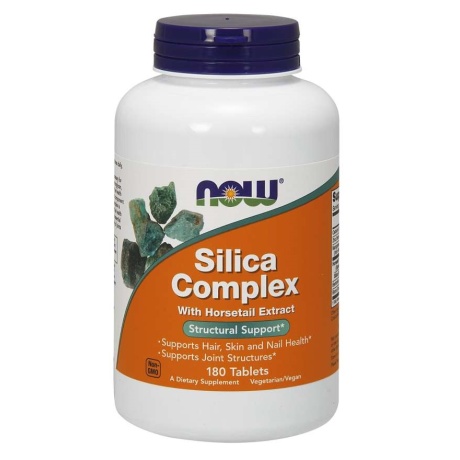 NOW FOODS SILICA COMPLEX - RÄNI KOMPLEKS, 180 TABLETTI, TOIDULISAND.jpg