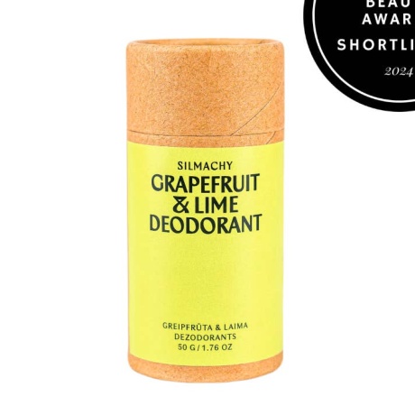 Silmachy greibi ja laimi kreemjas looduslik deodorant tundlikule nahale 50g pakendis.