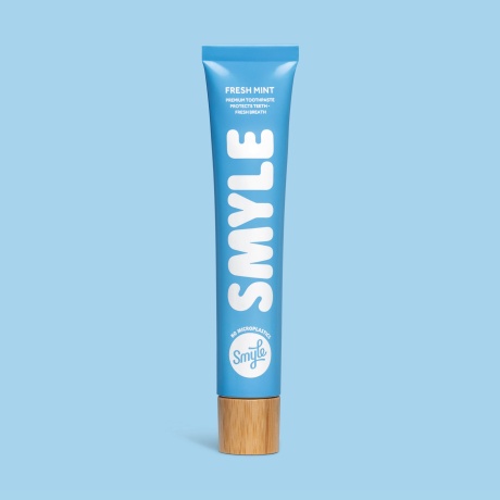 Smyle Fresh Mint hambapasta fluoriidi ja kaaliumnitraadiga 75ml alumiiniumtuubis.