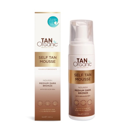 TanOrganic isepruunistav vaht 120ml mugavas pumbaga pakendis