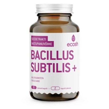 BACILLUS SUBTILIS PLUS - PROBIOOTIKUMID,  90 KAPSLIT, TOIDULISAND.jpeg