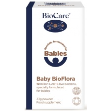 BIOCARE BIOFLORA PROBIOOTIKUMIDE KOMPLEKS BEEBIDELE, 33GR PULBER, TOIDULISAND