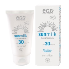 ECO SUN MILK SENSITIVE SPF 30 – PÄIKESEKAITSELOSJOON SPF30,  75 ML 