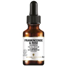 FRANKINCENSE & ROSE BAKUCHIOL FACIAL SERUM -  BAKUCHIOLI JA SKVALAANI NÄOSEERUM -25ML