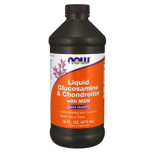 NOW FOODS GLÜKOSAMIINI JA KONDROITIINI VEDEL KOMPLEKS MSM'IGA, 473ML, TOIDULISAND