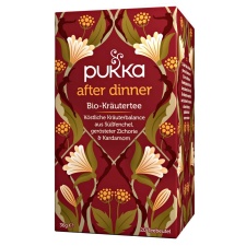 AFTER DINNER PUKKA TEA ORGANIC - PEALE SÖÖKI TEESEGU 20 TEEPAKKI