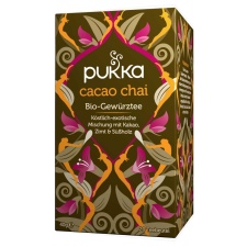 CACAO CHAI PUKKA TEA ORGANIC - EKSOOTILINE SEGU KAKAO, KANEELI JA LAGRITSAGA, 20 TEEKOTTI