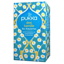 THREE CAMOMILE PUKKA TEA ORGANIC - KOLME KUMMELI TEESEGU 20 TEEKOTTI