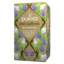 THREE LICORICE PUKKA TEA ORGANIC - KOLME LAGRITSA TEESEGU 20 TEEKOTTI