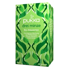 THREE MINT PUKKA TEA ORGANIC - KOLME MÜNDI TEESEGU 20 TEEKOTTI